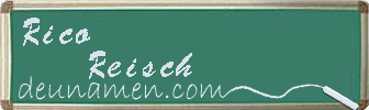 Rico Reisch Visitenkarte